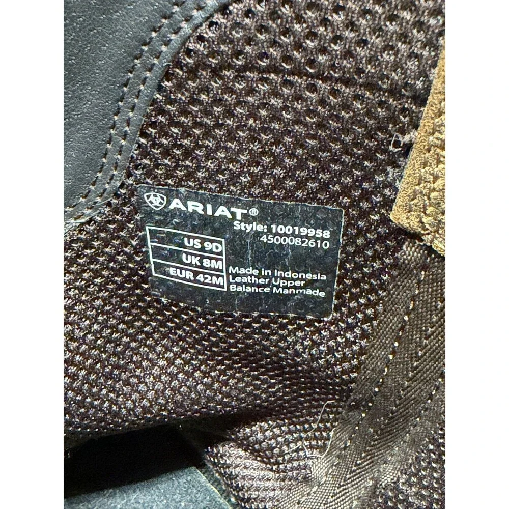 Ariat Mens Sport Square Toe Western Boots 10019958 Distressed Brooklyn Brown 9D